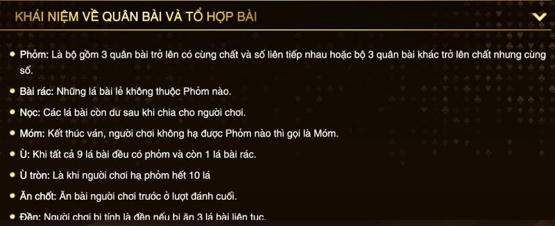 Các Thuật Ngữ Quan Trọng Trong Phỏm